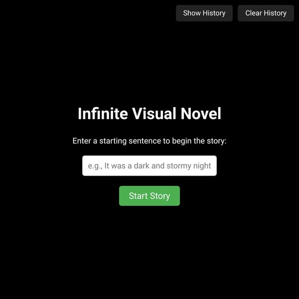 Infinite Visual Novel