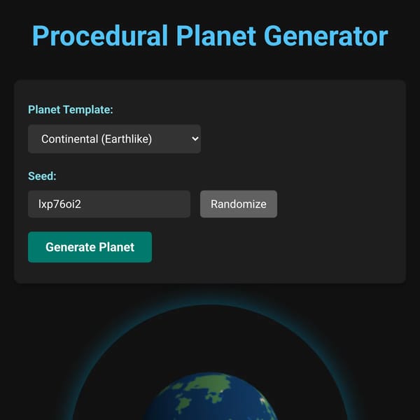 CompPlan - Planet generator