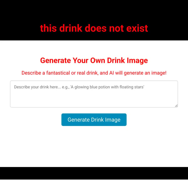 This Drink Doesn't Exist