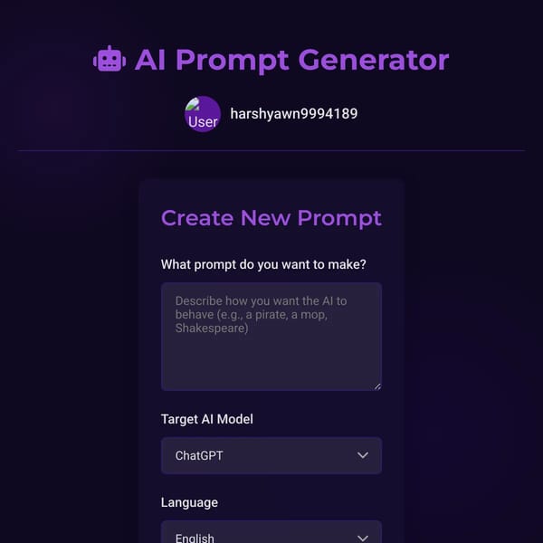 AI Prompt Generator