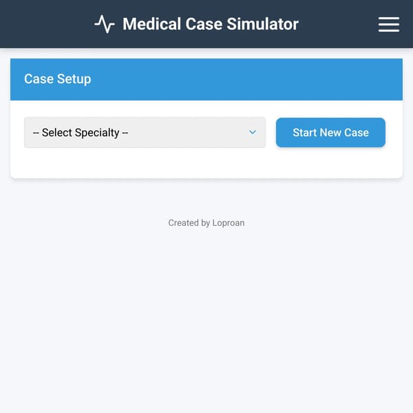 Medical Case Simulator