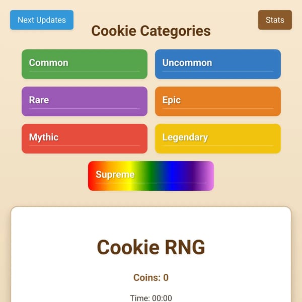 Cookie RNG