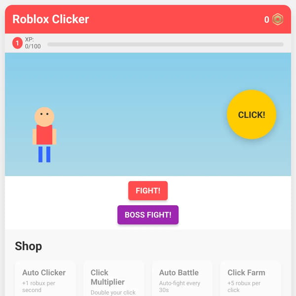Roblox Clicker