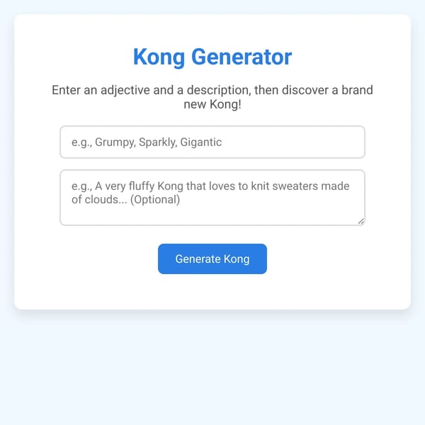 Kong Generator