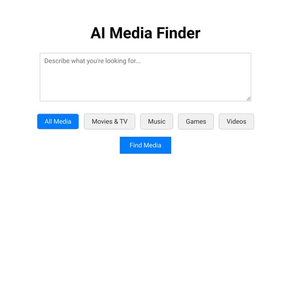 AI Media Finder