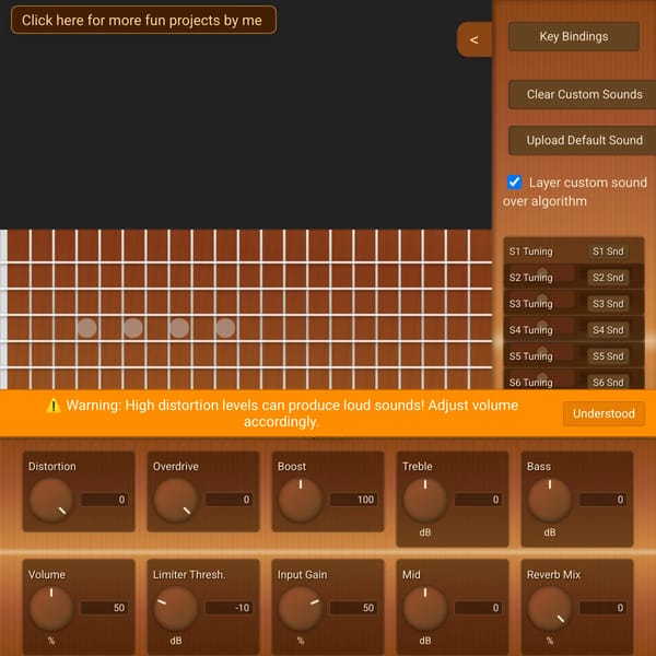 Playable Guitar