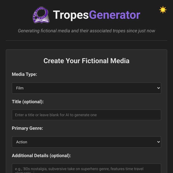 This Tvtropes Page Does Not Exist- Create Fictional Media Trope Pages