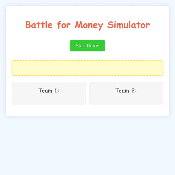 Battle for Money Simulator
