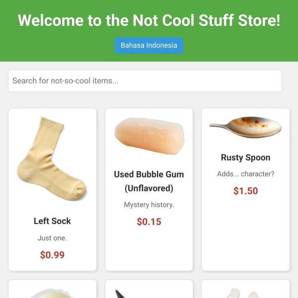 Not Cool Stuff Store