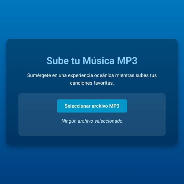 Ocean MP3 Uploader