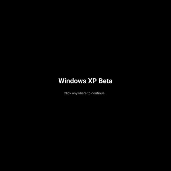 Windows XP Beta