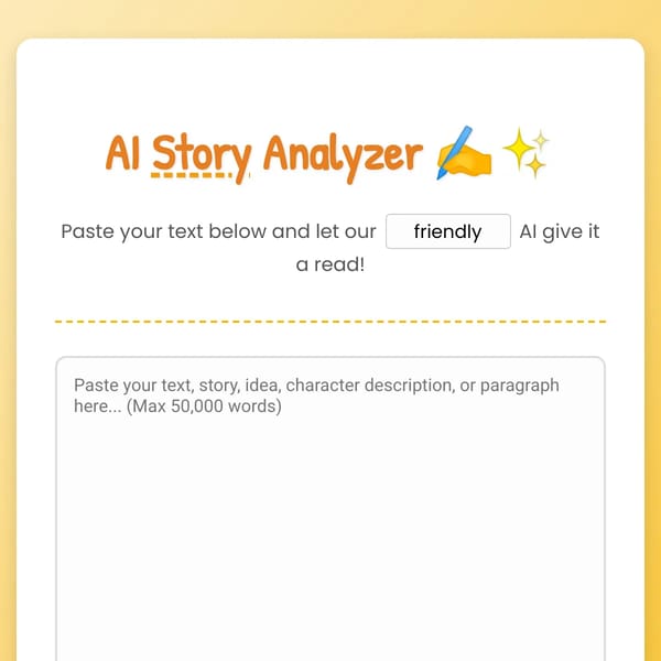 AI Story Analyzer