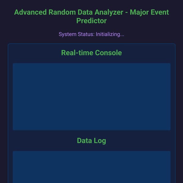 Advanced Random Data Analyzer - Major Event Predictor
