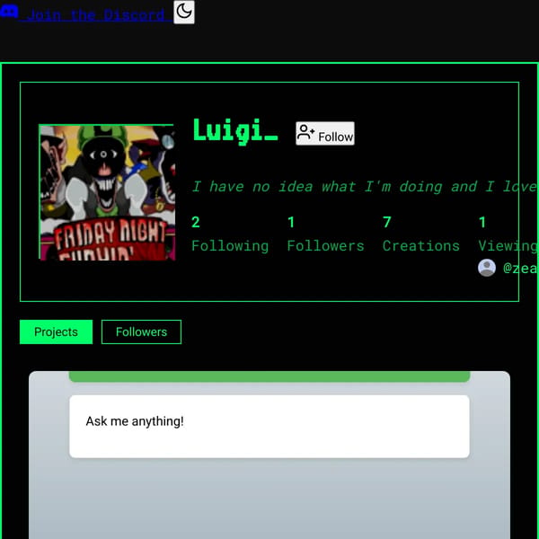 Luigi's iOS profile 