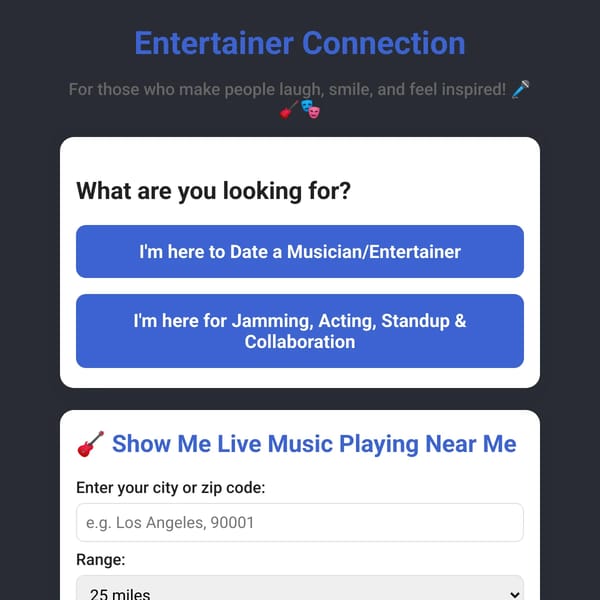 Entertainer Connection