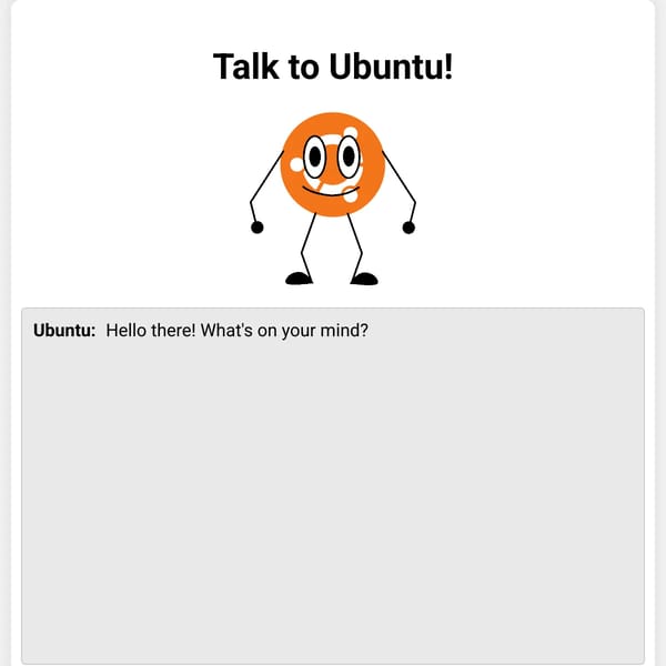 Talk to Ubuntu