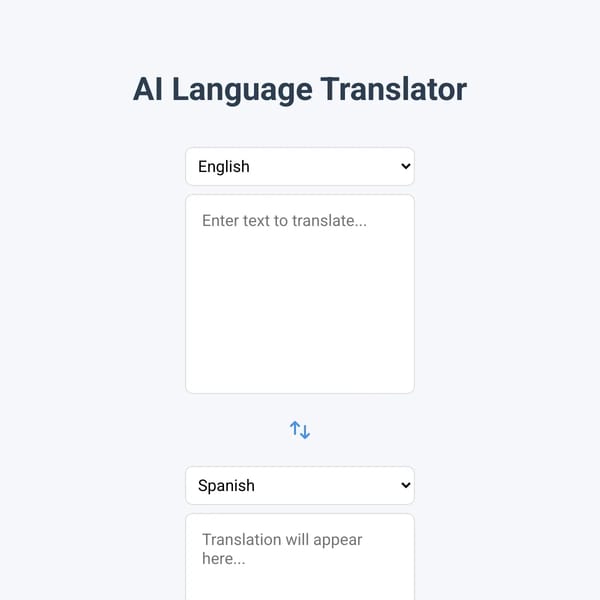 AI Language Translator