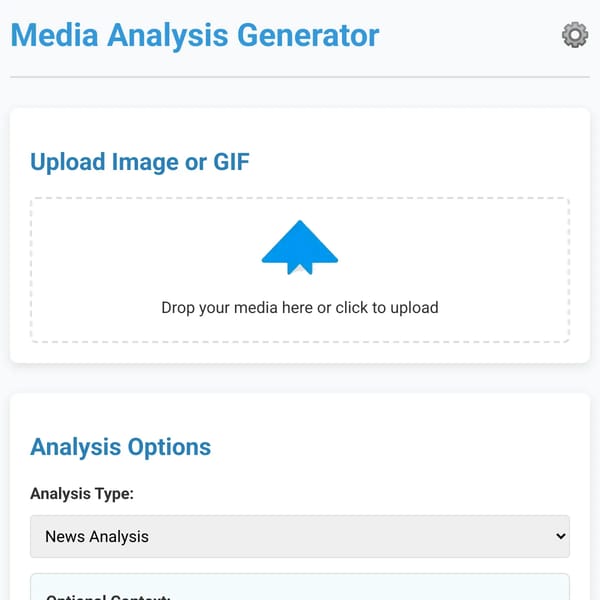 Media Analysis Generator