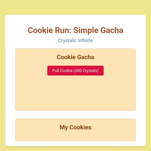 Scuffed cookie run Gacha