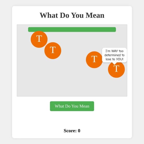 What Do You Mean