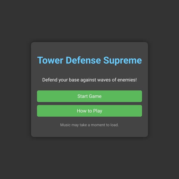Tower Defense Supreme