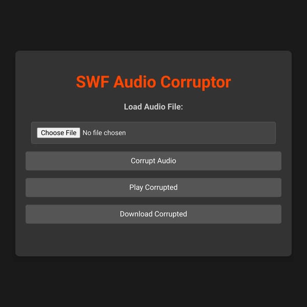 SWF Audio Corruptor