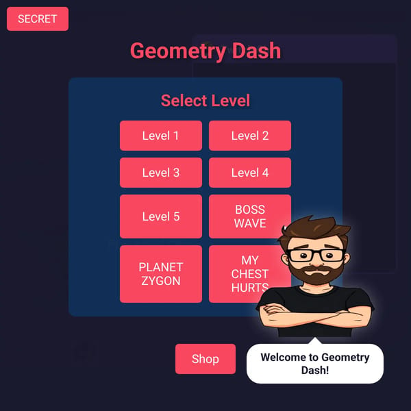 Geometry Dash but the original death sound is back