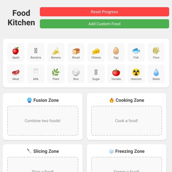 Food Fusion Game