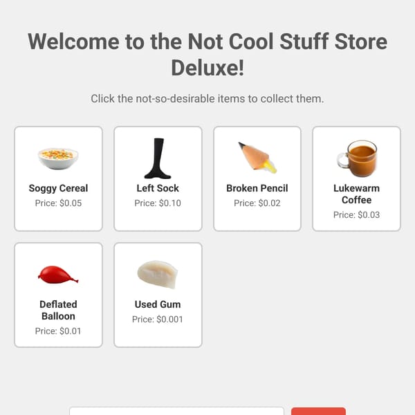 Not Cool Stuff Store Deluxe