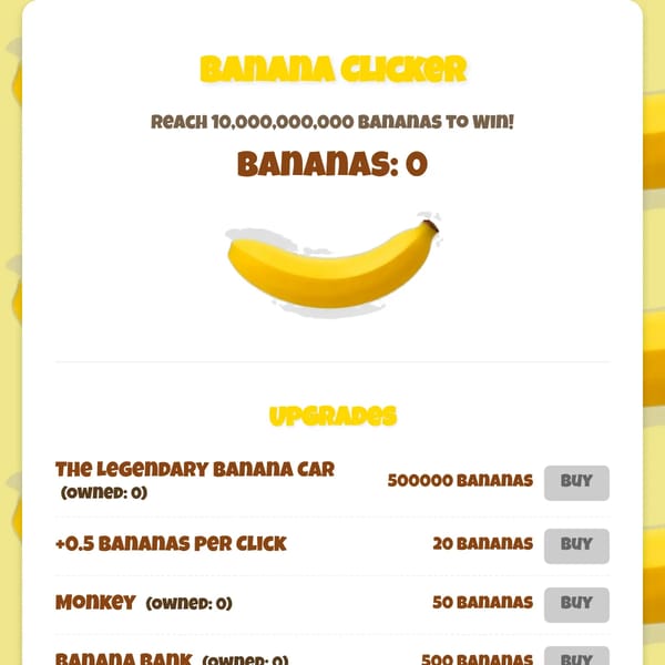 Banana Clicker