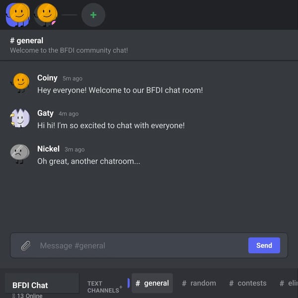 BFDI ChatRoom