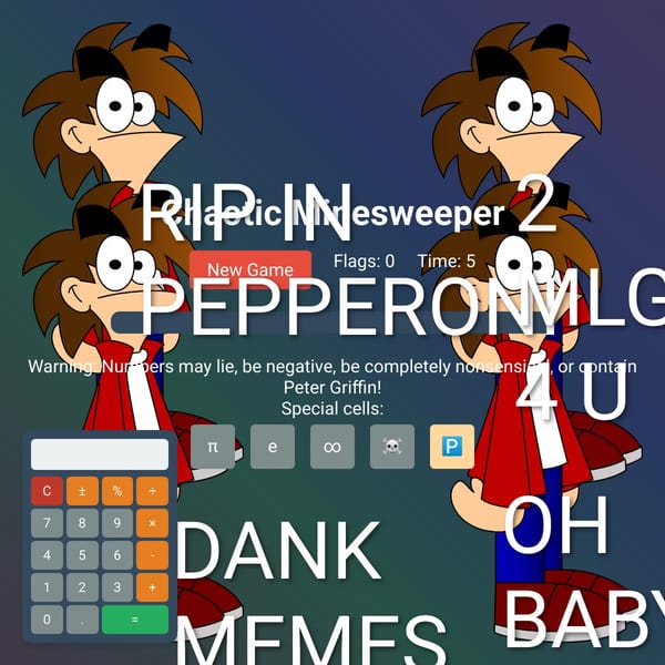 Chaotic Minesweeper