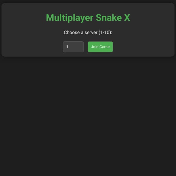 Multiplayer Snake