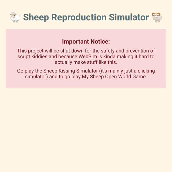 Project is shutting down