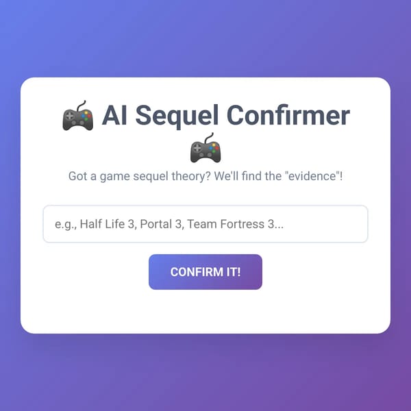 AI Sequel Confirmer