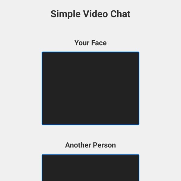 WebRTC Video Chat