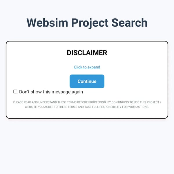 Darksim Search[Show Unlisted Projects]