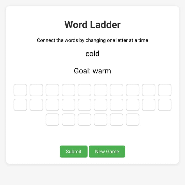 Word Ladder Game