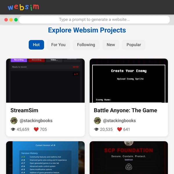Websim