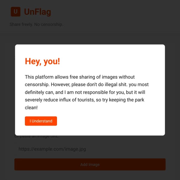 UnFlag - Image Sharing Without Censorship
