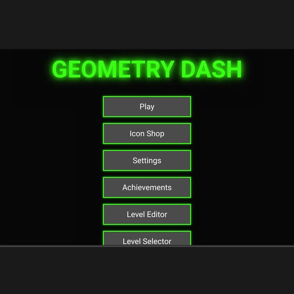 Geo Dash Clone