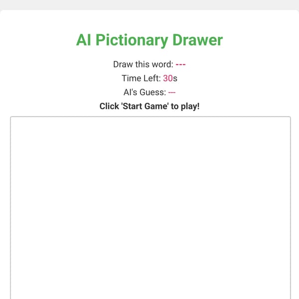 AI Pictionary Drawer
