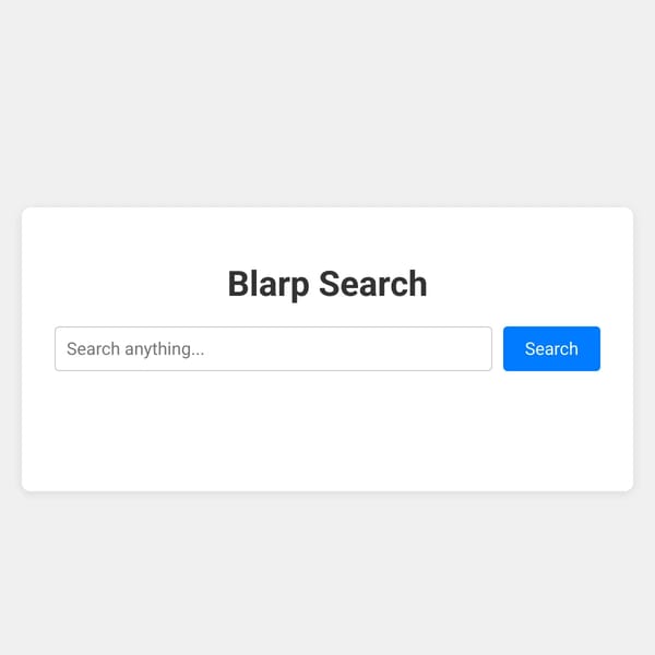 Search Engine but you have really sensitive parental controls on