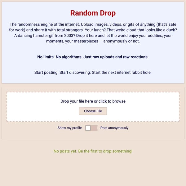 Random Drop - The Randomness Engine of the Internet