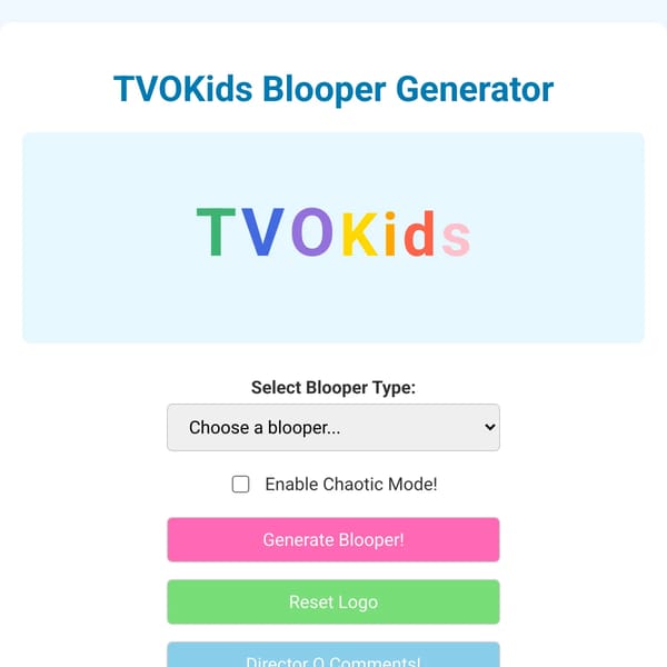 TVOKids Logo Blooper Generator