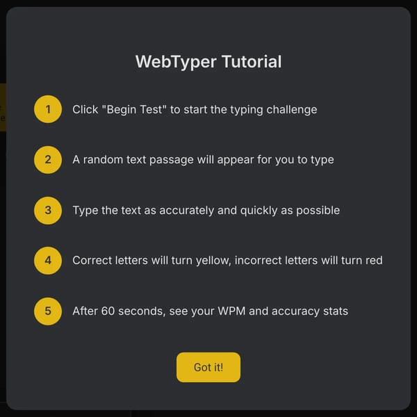 WebType | Monkeytype From Websim