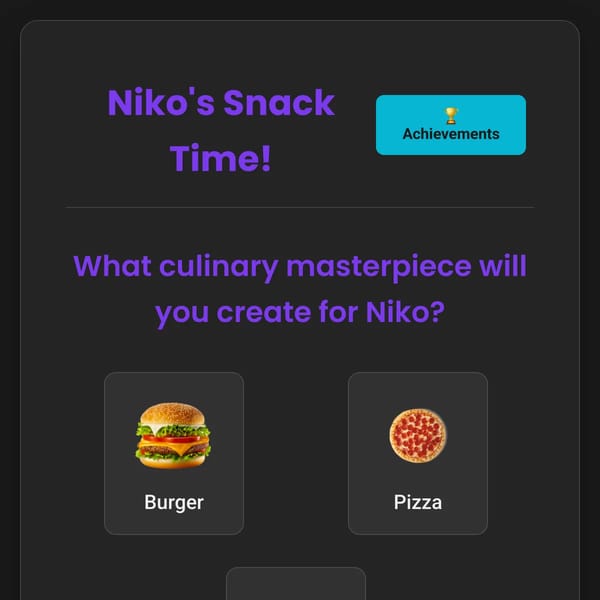 niko's Snack Time