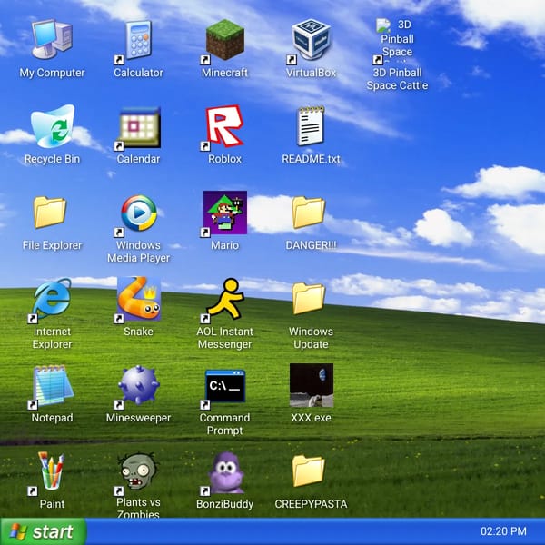 Windows XP Simulator with AI Internet