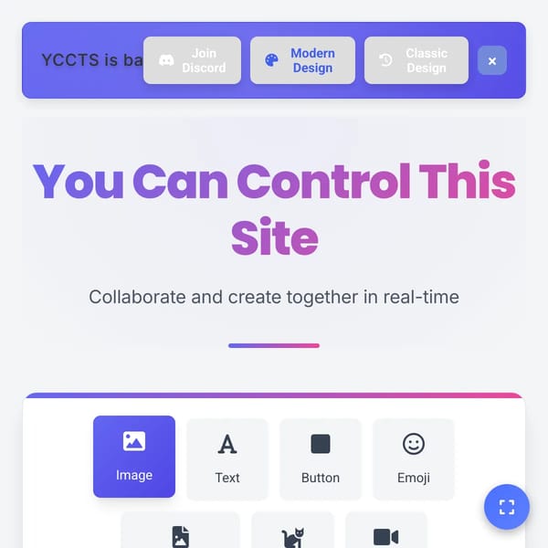 You Can Control This Site [VIDEOS]