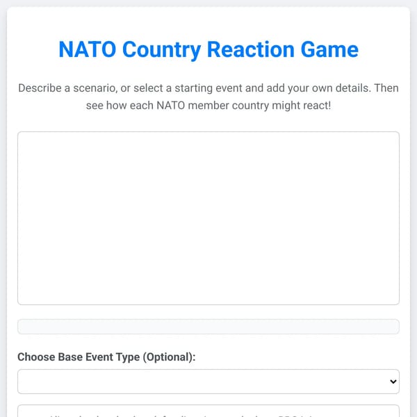 NATO Country Reactions